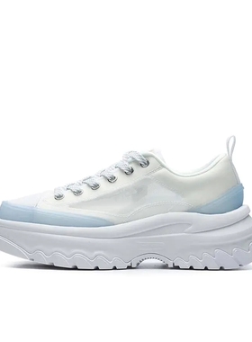 FILA/斐乐 Lava 时尚潮流 帆布鞋 白色/蓝色F12W221315FWT济南ls