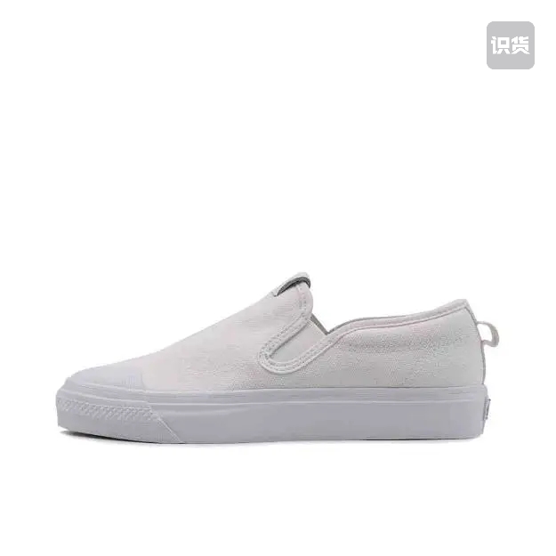 adidas Nizza Slip-on 休闲减震 一脚蹬 板鞋 白色CQ3103济南lz