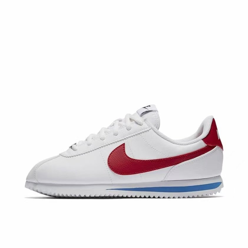 河北LF仓Nike Classic Cortez 阿甘鞋 跑鞋 防滑低帮/白色/红色