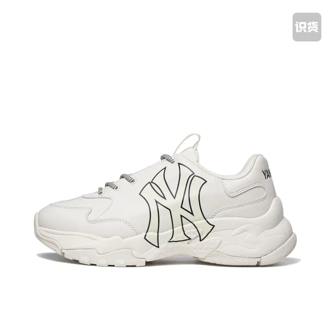 【虞书欣同款】 MLB 牛仔增高 韩系 象牙白3ASHC101N-50IVS济南ls