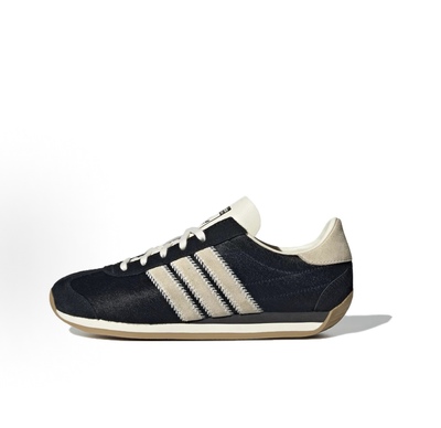 adidas originals COUNTRY OG 舒适百搭跑步鞋 女款 黑米安徽yy仓