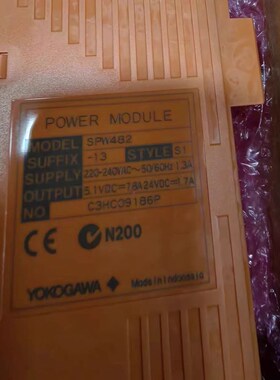 YOKOGAWA横河电源模块SPW482-13 原装原装请询价