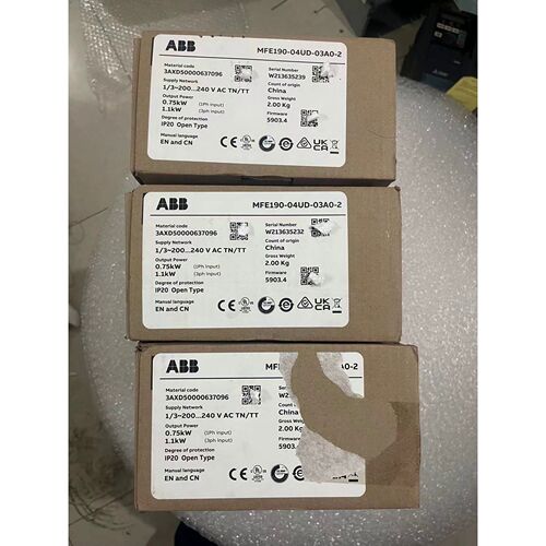 MFE190-04UP-03A0-2+N8020 ABB驱动原装请询价