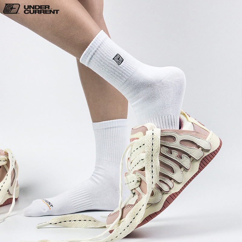 暗涌毛巾底运动篮球袜