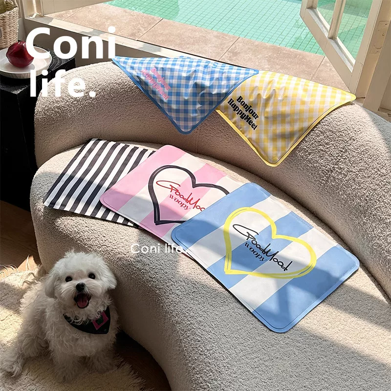 Коврик для животных Coni life: ледяной коврик, гнездо для кошек, летний охлаждающий коврик для собак, матрац для сна, подушка сиденья, охлаждающий коврик для кошек, ледяной коврик