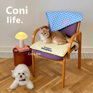 Coni 凉感降温人宠共用坐垫猫窝猫咪凉席狗睡垫 life宠物冰垫夏季