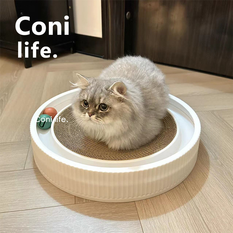 Coni life猫抓板猫窝一体不掉屑耐磨瓦楞纸解闷猫咪玩具宠物用品