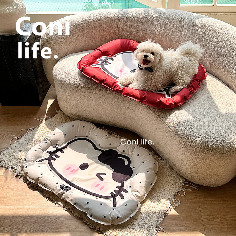 Coni life可爱kitty宠物冰垫猫窝狗垫子凉席夏季凉感降温狗窝凉垫