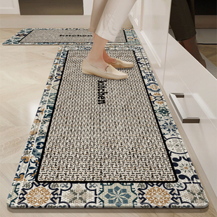 厨房地垫2025新款 吸水垫脚垫防滑防油可擦免洗家用防油吸水地毯垫