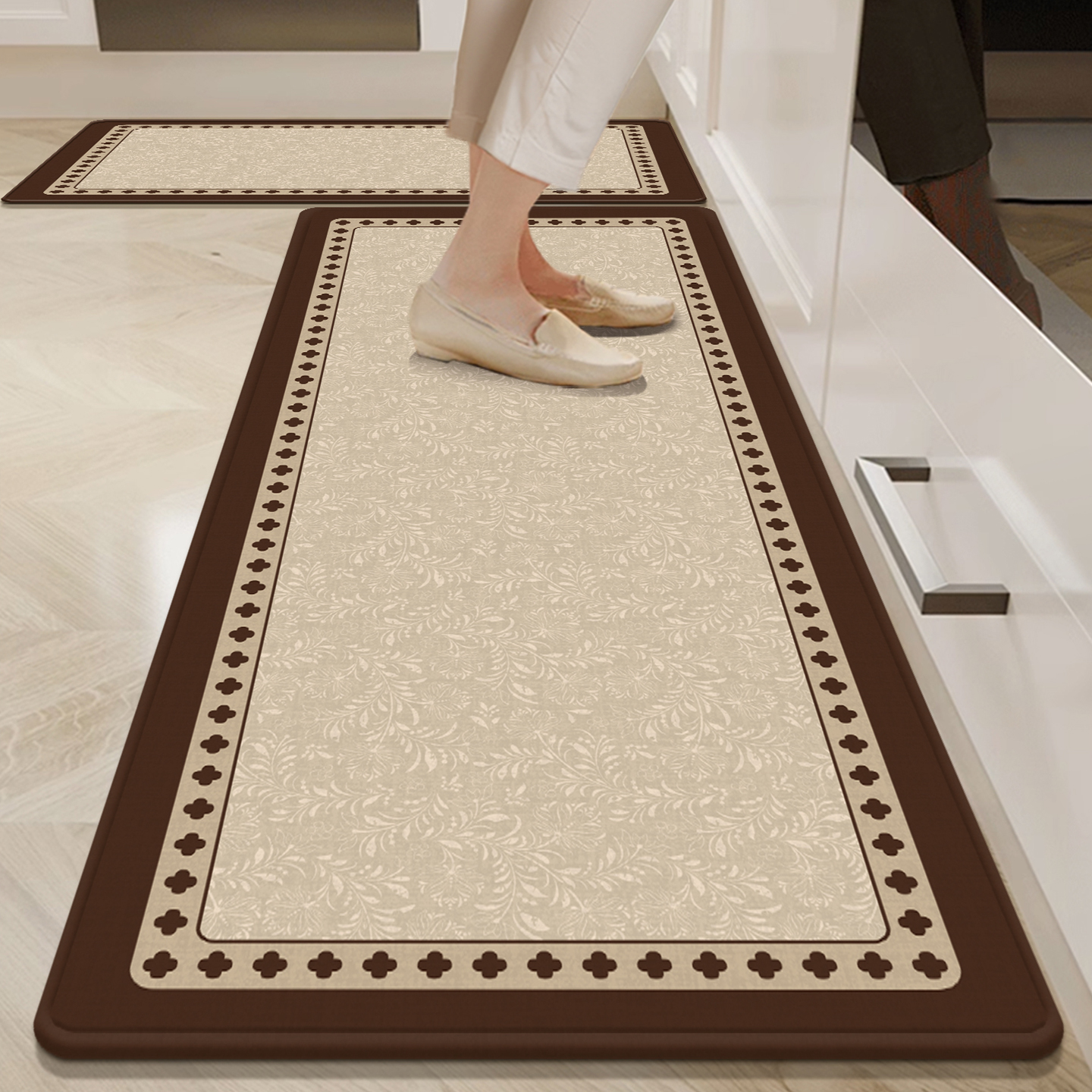 厨房防滑防油吸水免洗地垫