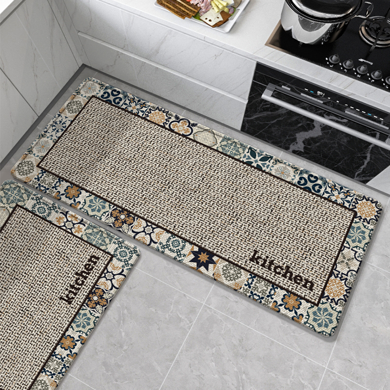 厨房地垫防滑防油可擦免洗吸水