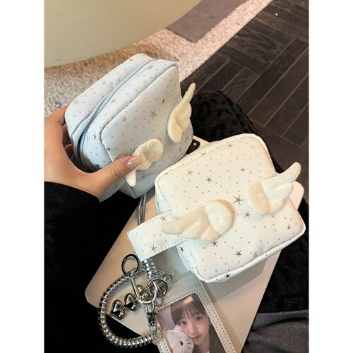 韩系星星收纳包卫生巾姨妈巾包小型学生便携包零钱包杂物包相机包