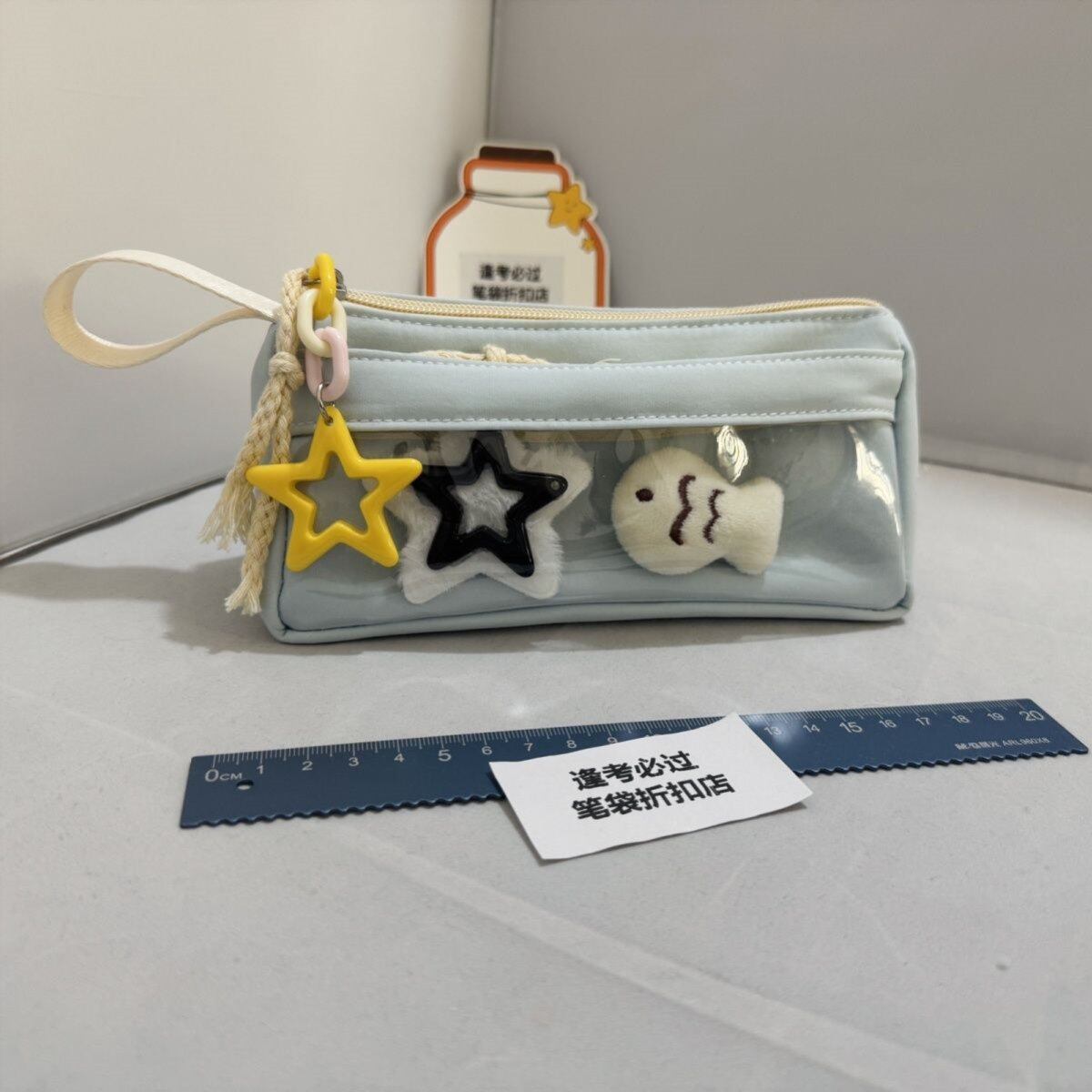 简约笔袋ins大容量小众文具铅笔盒高颜值文具盒学生收纳透明