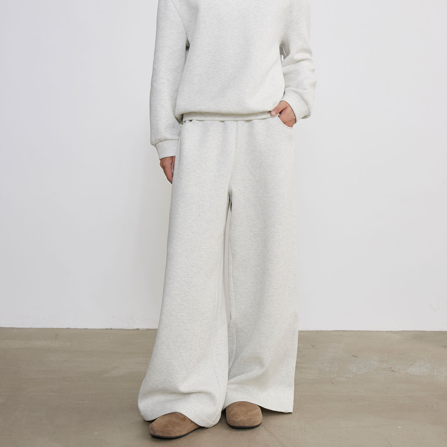 Dzic98空气层宽松卫裤