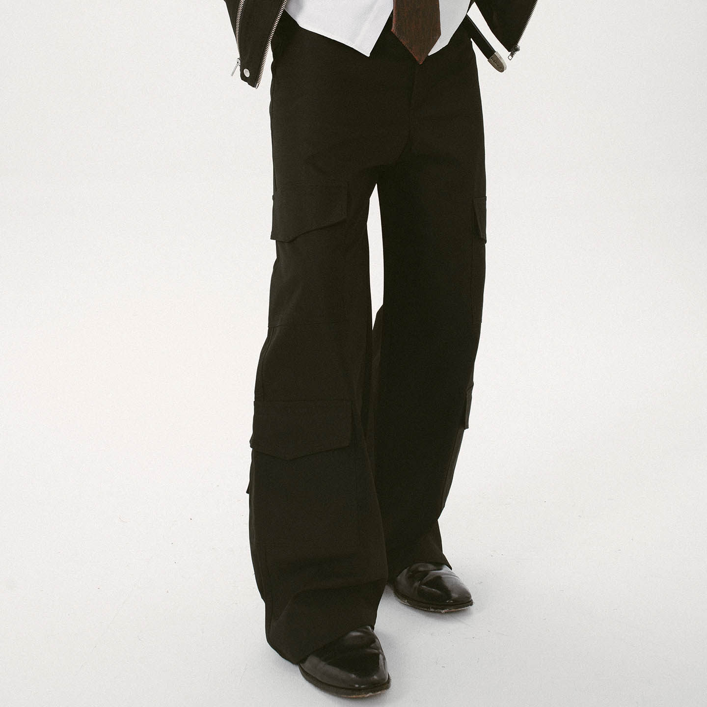 KV多口袋直筒宽松工装裤