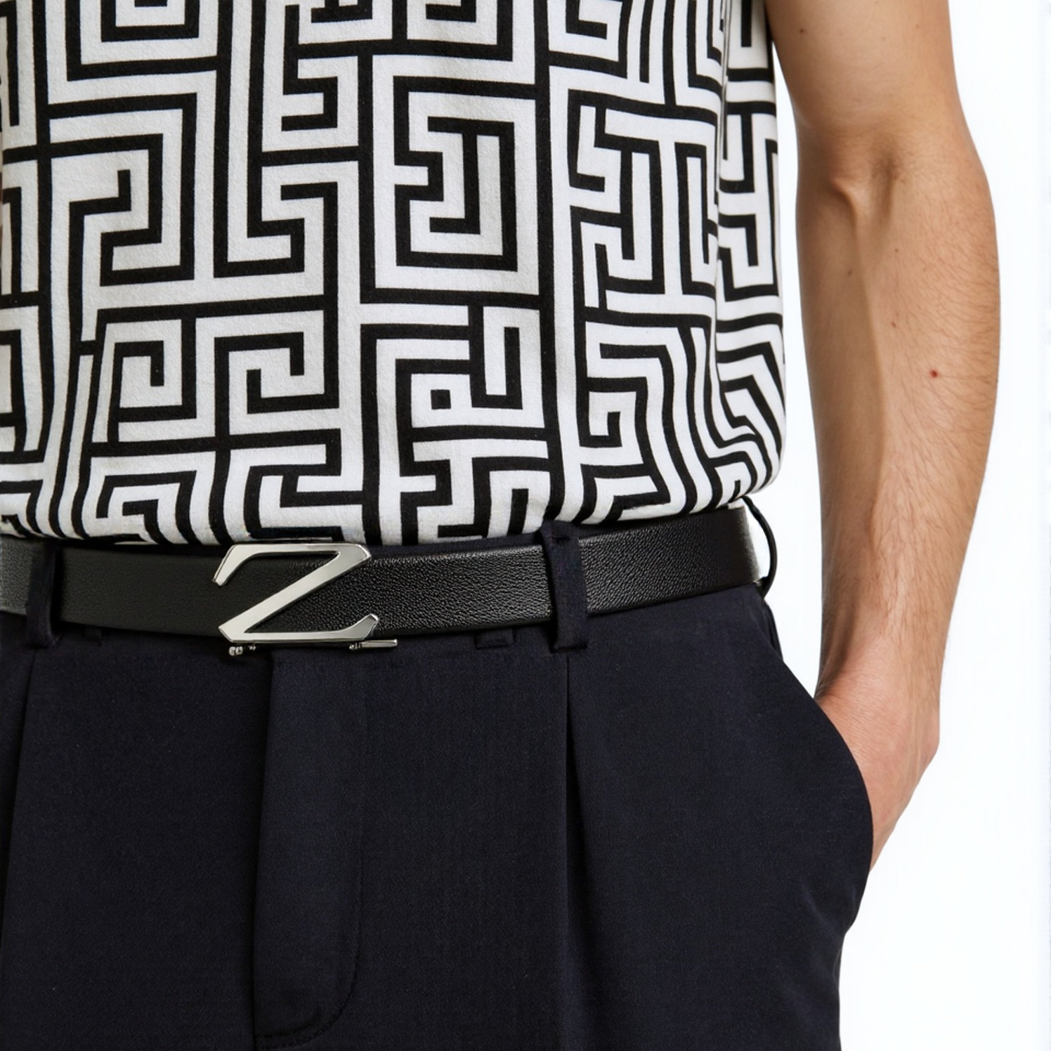 CtegaKentaZ字扣Z自动扣腰带