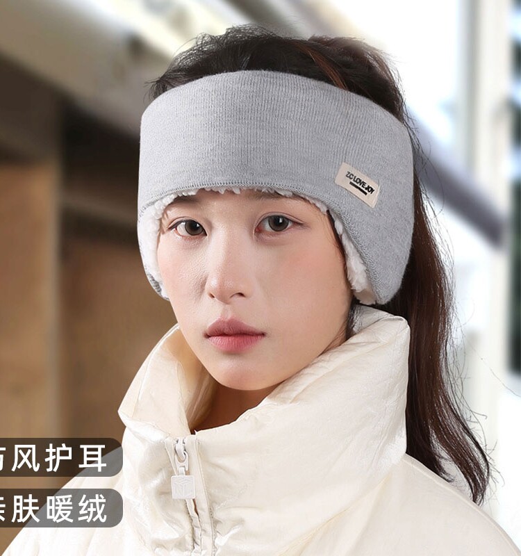 산후 여성의 이마를 닦아주는 겨울 이마 방한·방풍모자 따뜻한 잠과 벨벳 가을겨울 머리스카프