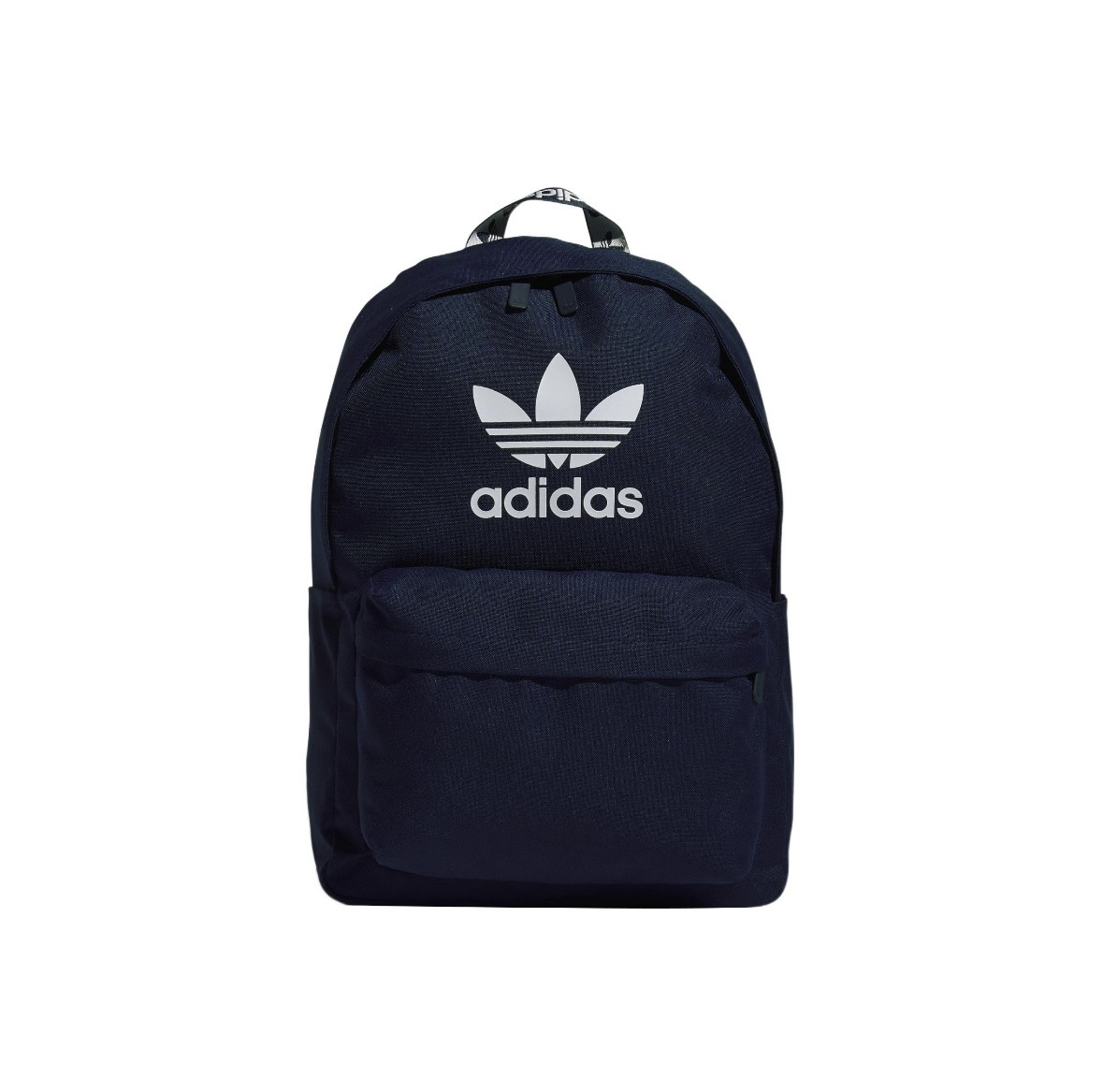adidas 三叶草大Logo涤纶书包背包双肩包常规男女同款情侣款 蓝色