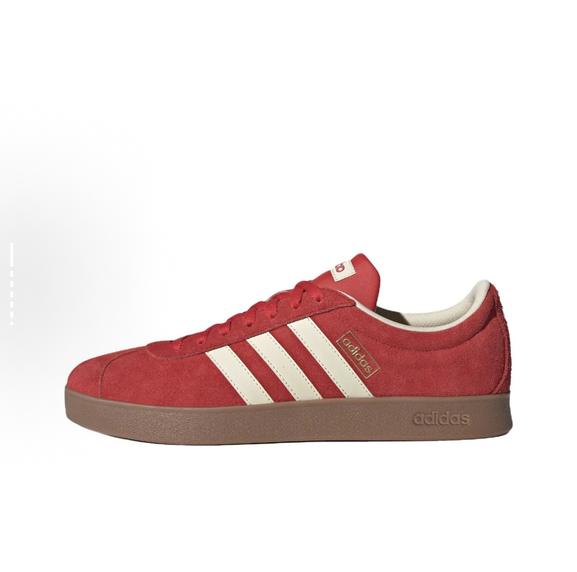 adidas Vl Court Classic 防滑耐磨 低帮 板鞋 男女同款 红色