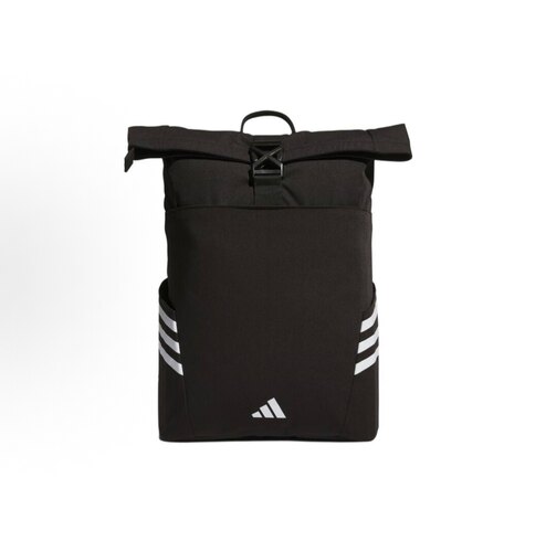 adidas徽标印花大容量双肩包男