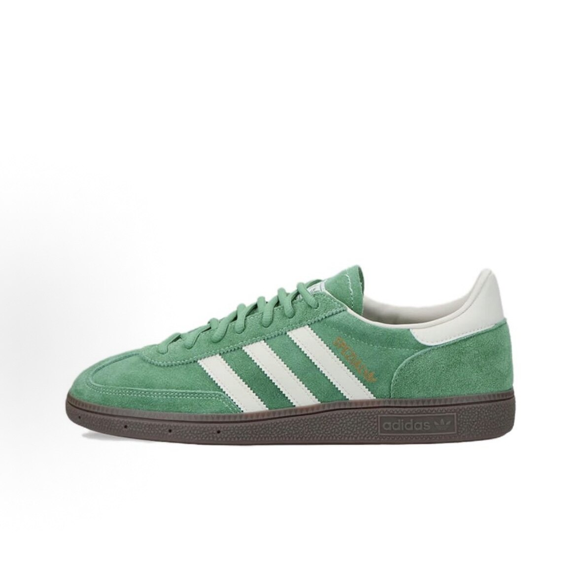 adidas originals HANDBALL SPEZIAL 系带 低帮 板鞋 绿白色