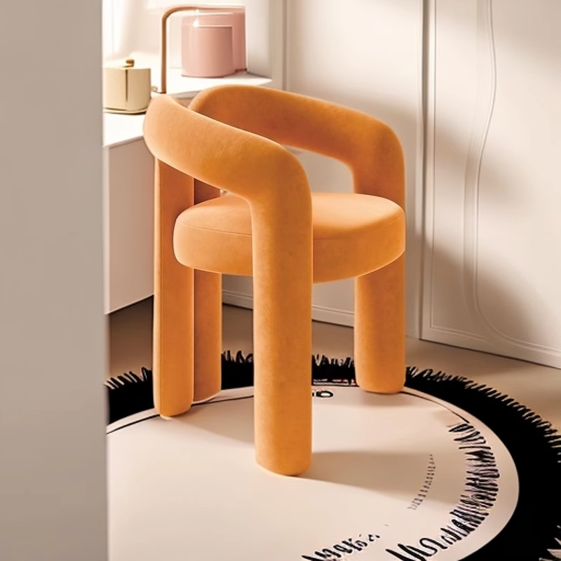 网红轻奢高级梳妆凳美甲椅