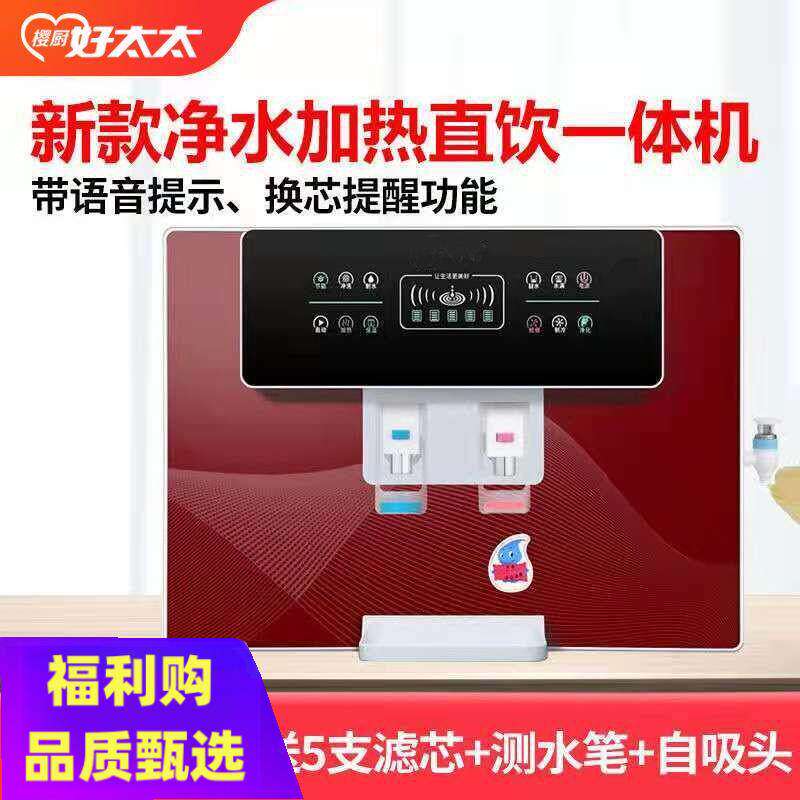好太太智能语音净水器加热制冰直饮一体机RO反渗透家用厨房净水机