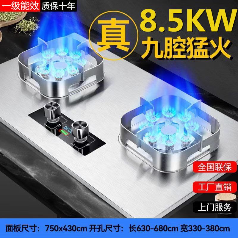 正品节能瓦斯炉双口家用