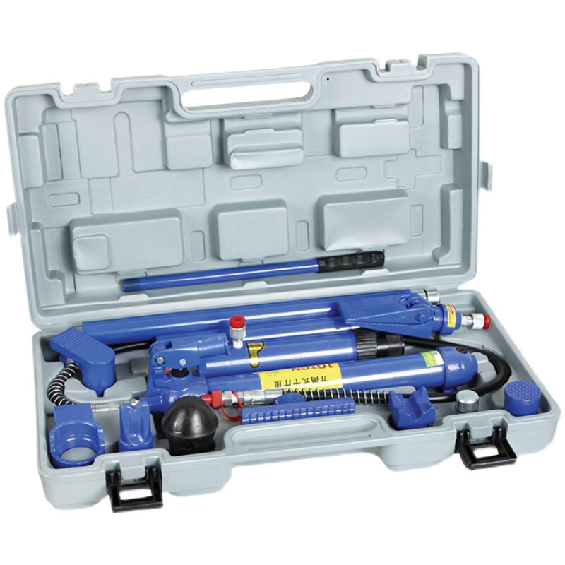 4T10T20吨钣金液压分离千斤顶配件两件式油缸手摇泵汽车钣金专用