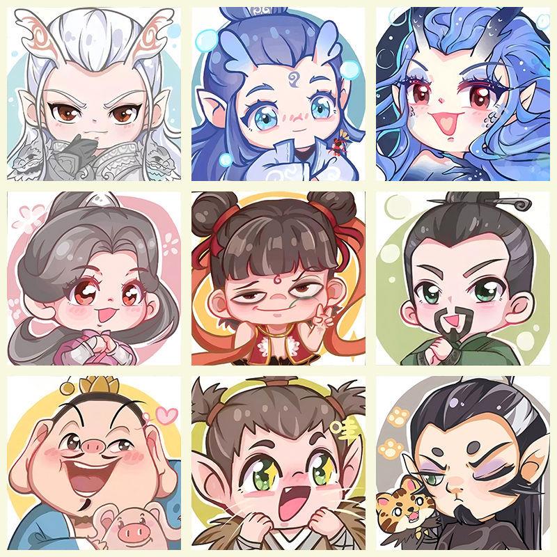 哪吒2之魔童闹海数字油画diy