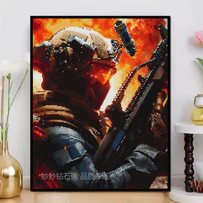 三角洲行动威龙钻石画DIY点钻