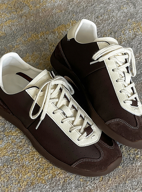 阿叔休闲鞋男士2024年新款复古板鞋子GH-7115