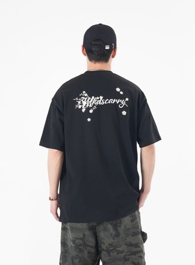 SC夏季紫外线变色绣花300g纯棉T恤百搭吸汗透气情侣短袖AS-8557