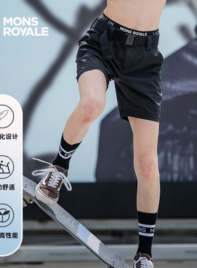 MonsRoyale速干短裤Drift Shorts美利奴羊毛夏季运动户外日常女