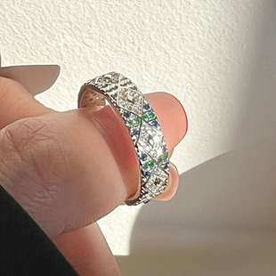 ZOO 博主 ZOOM纯银925开口食指戒指女高级轻奢指环小众设计ins个性