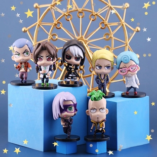 JOJO黄金之风Q版手办 暗杀组里苏特涅罗 扭蛋公仔摆件 动漫周边