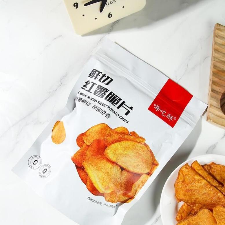 【嗨吃酥】红薯脆片地瓜片原切香甜酥脆锅巴薯片整箱袋装休闲食品
