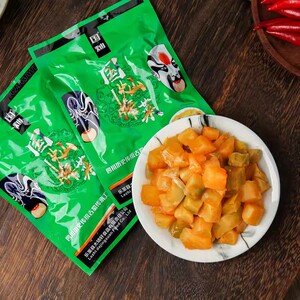 国灿榨菜芯40g脆嫩下饭菜咸菜腌菜佐餐即食开味微甜爽口小菜配粥