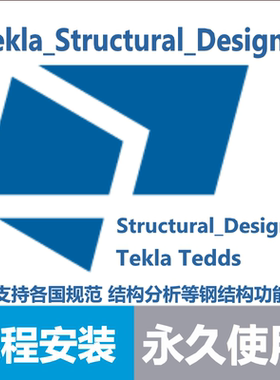 Tekla_Structural_Designer软件tedds结构软件新版支持远程安装