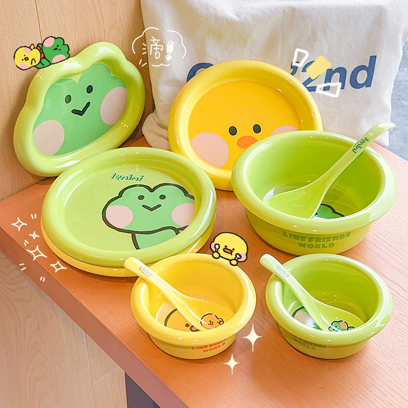陶瓷碗可爱餐具高颜值卡通家用