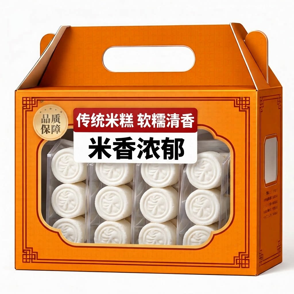 央妈推荐！正宗千人糕香米糕夹心米糕传统糕点温州特产公课本同款