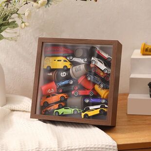 三顿半咖啡盒收纳玩偶手办展示手工diy创意中空立体装饰相框摆台