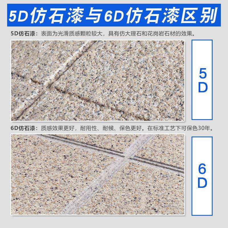 直厂家外金巴斯销6水包砂别D墅外墙漆耐候防水墙石感漆多彩漆外墙