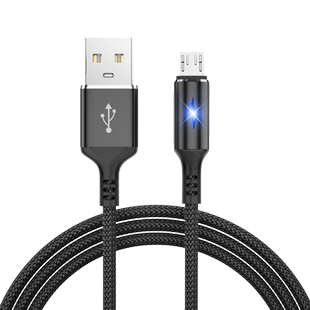 安卓数据线快充micro usb闪充通用充电线器适用vivo小米oppo华为荣耀三星魅族手机单头加长2米原充电宝装正品