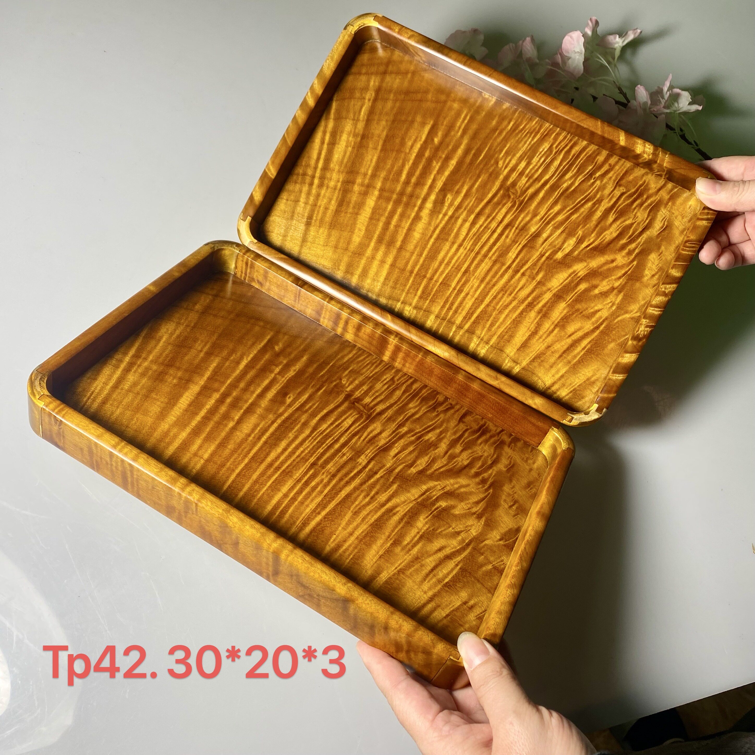 金丝楠木托盘复古中式全实木单层加厚手工艺收纳小叶桢楠高档茶盘,餐饮具,茶盘,淘宝优惠券,粉丝福利购,淘宝优惠卷