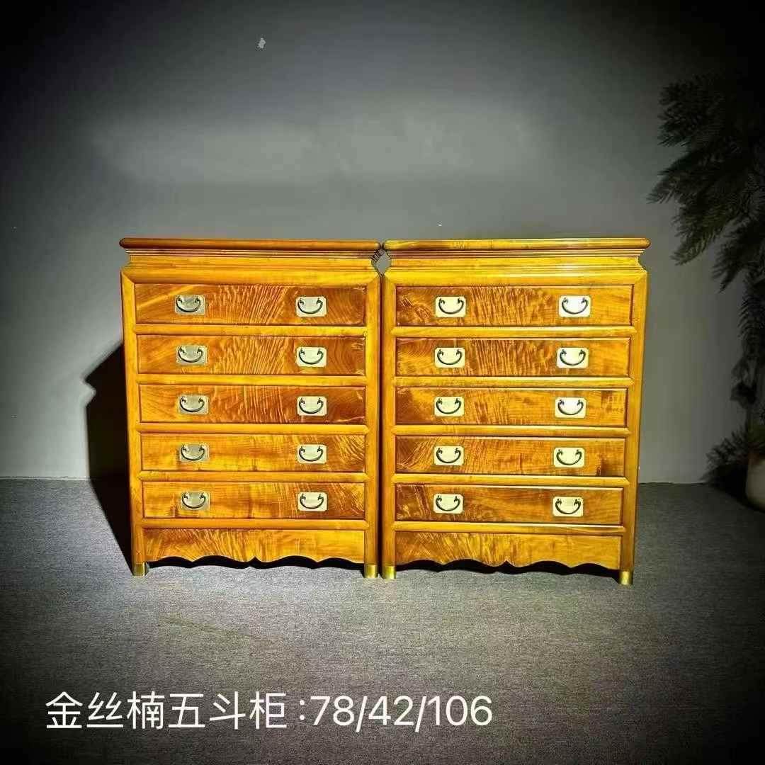 【品质保障】金丝楠全实木储物柜