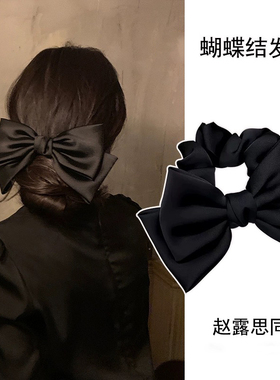 在逃公主蝴蝶结大肠发圈女网红高级感气质扎马尾皮筋发绳爆款发饰