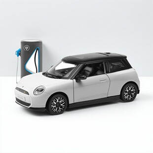 正版宝马mini合金车模仿真收藏新能源小汽车模型男孩迷你玩具车