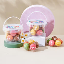 【天猫U先】麦颂坊法式正宗迷你马卡龙甜点2桶装