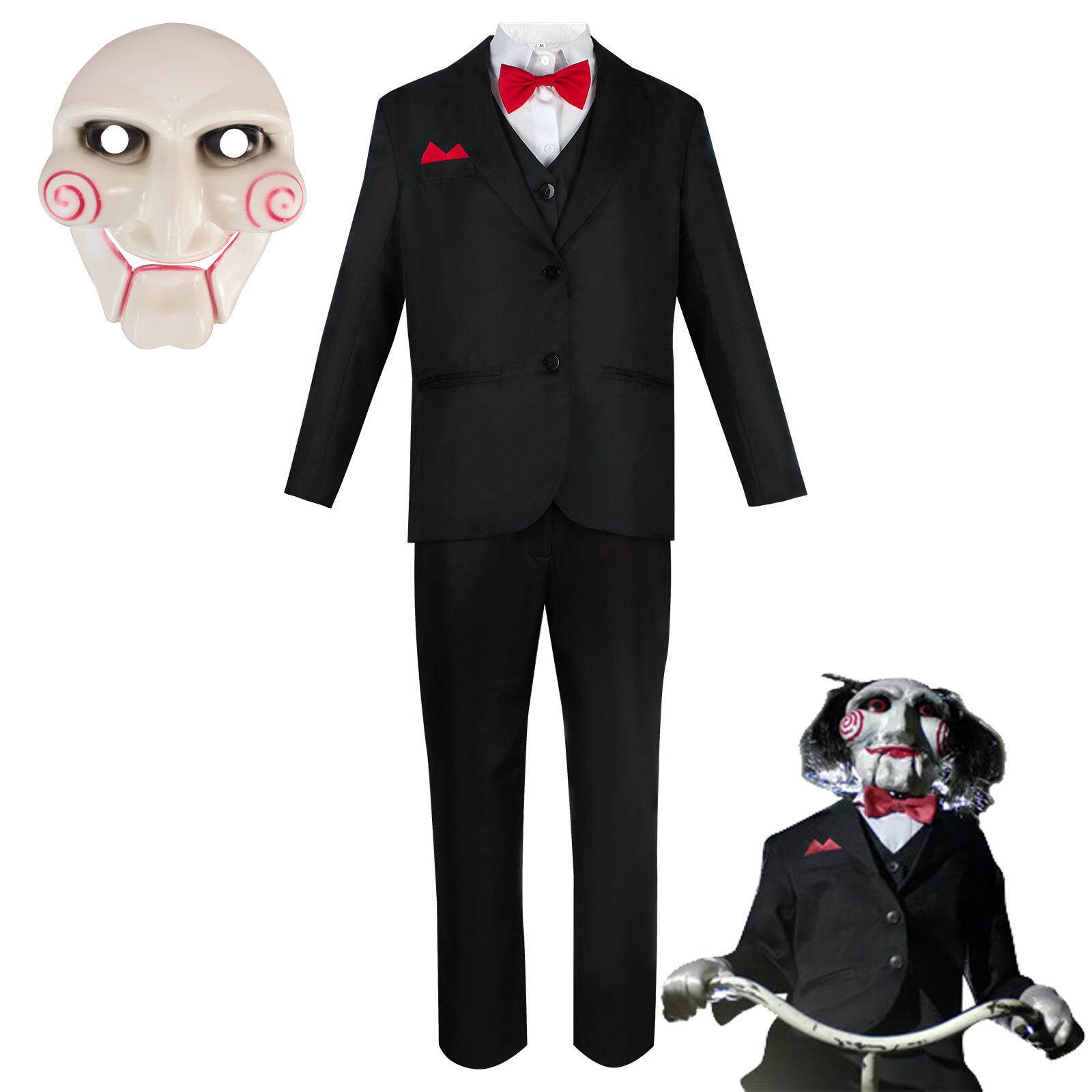 电锯惊魂10cosplay服装 竖锯约翰·克莱默cos服舞会万圣节